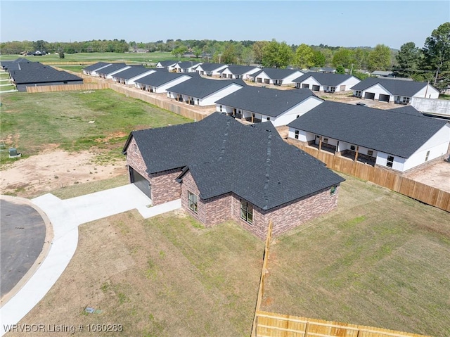 1900 Yellowstone Dr, Barling, AR 72923 - bird's eye view featuring a residential view