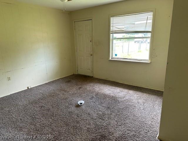 505 Pine St, Van Buren, AR 72956 - carpeted spare room with ceiling fan
