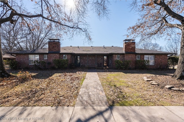 view of rear view of property