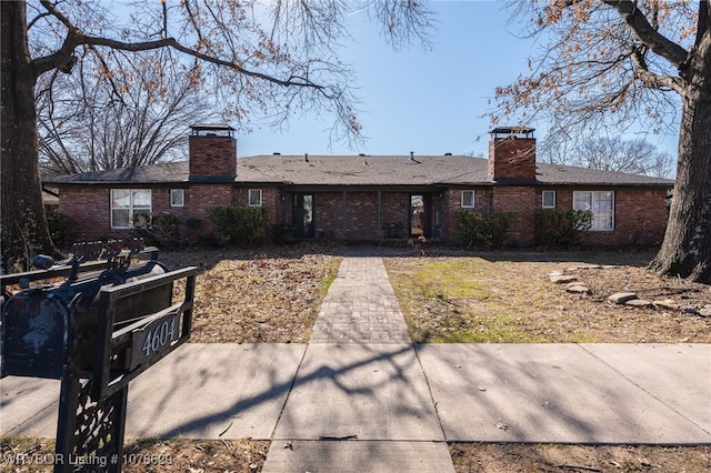 view of rear view of property