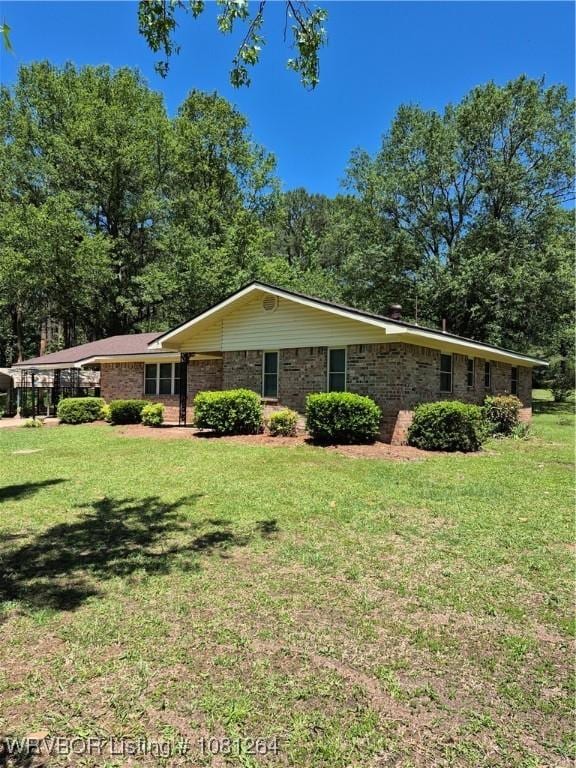 1382 6th St, Waldron, AR 72958 - view of front of home with a front yard