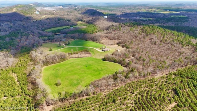 195 Polk 492, Cove, AR 71937 - bird's eye view of a local golf course and mountains