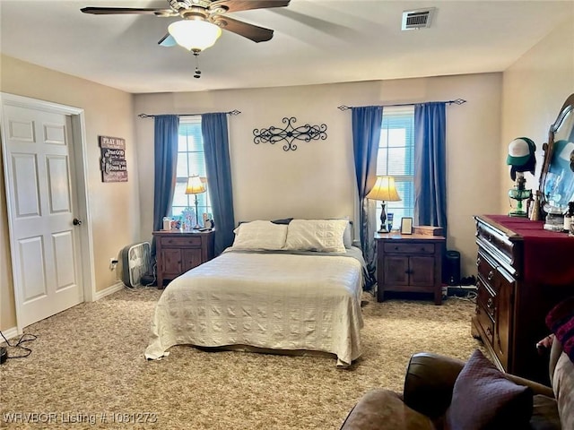 195 Polk 492, Cove, AR 71937 - carpeted bedroom featuring a ceiling fan and baseboards