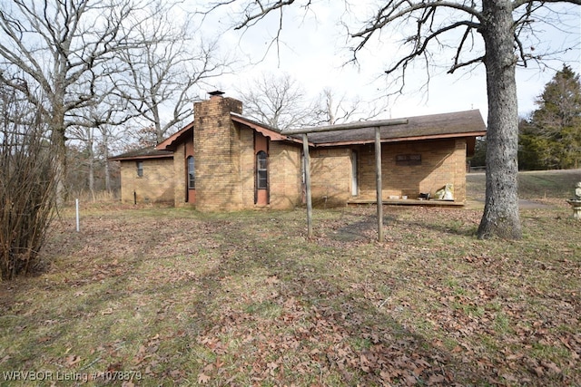 view of rear view of house