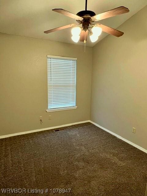 1709 Z St, Fort Smith, AR 72901 - unfurnished room with carpet floors, a ceiling fan, and baseboards