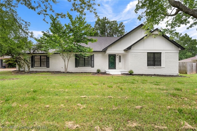 8901 Royal Ridge Dr, Fort Smith, AR 72903 - view of front facade with board and batten siding and brick siding