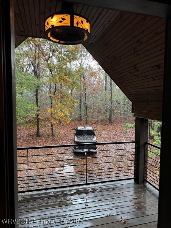 185 Susie Ln, Mena, AR 71953 - view of wooden terrace