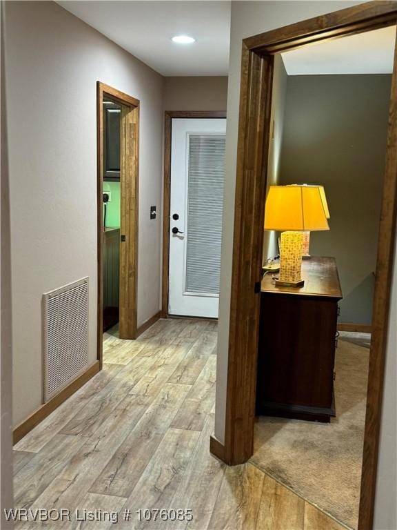 185 Susie Ln, Mena, AR 71953 - hallway with light wood-type flooring