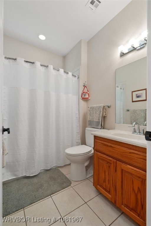 108498 4566th Rd, Sallisaw, OK 74955 - bathroom with tile patterned flooring and vanity