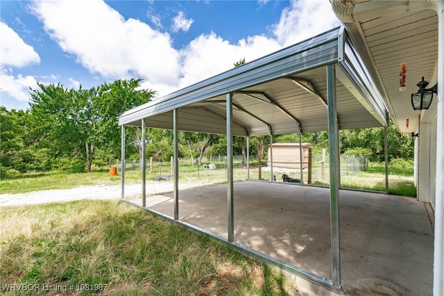 108498 4566th Rd, Sallisaw, OK 74955 - view of parking featuring a detached carport