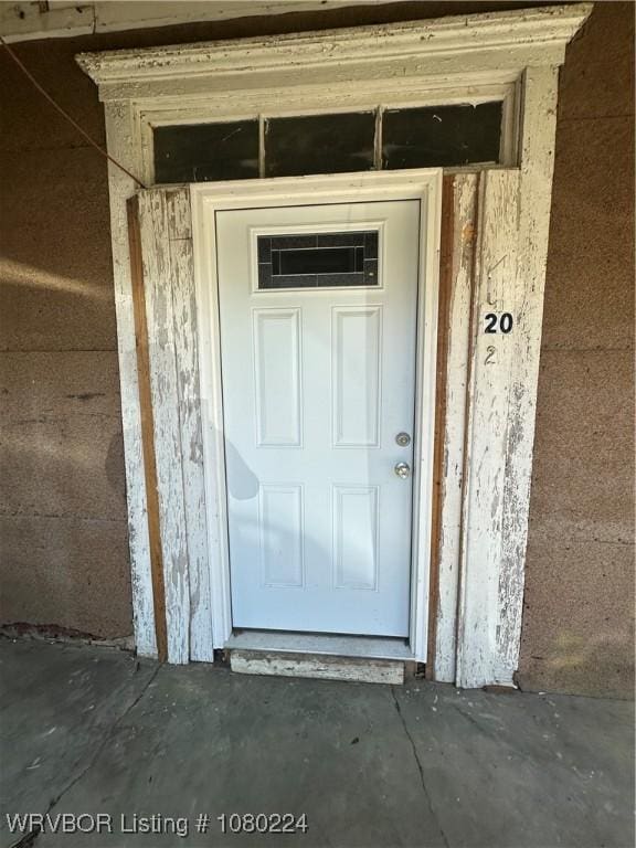 view of property entrance