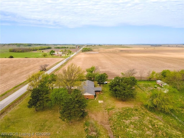 3745 E 420th Rd, Adair, OK 74330 - bird's eye view with a rural view