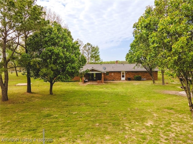 3745 E 420th Rd, Adair, OK 74330 - view of yard featuring a patio area