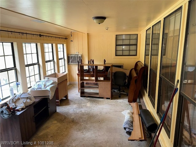 2904 Cedar Valley Dr, Greenwood, AR 72936 - dining area featuring an AC wall unit