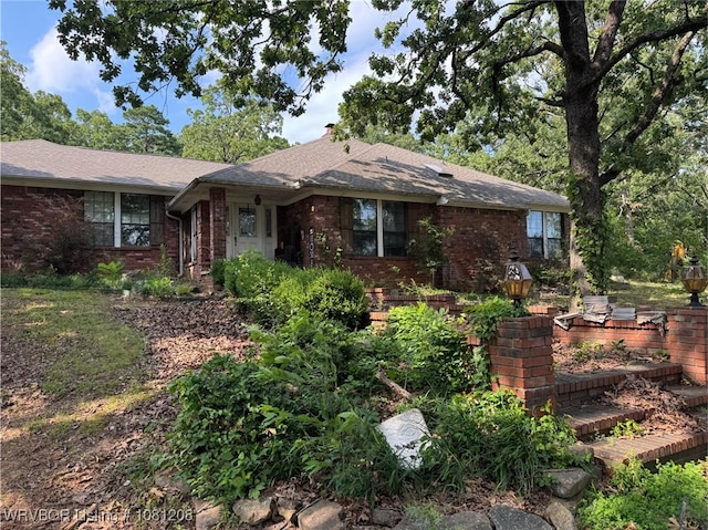 2904 Cedar Valley Dr, Greenwood, AR 72936 - ranch-style home with brick siding and a shingled roof