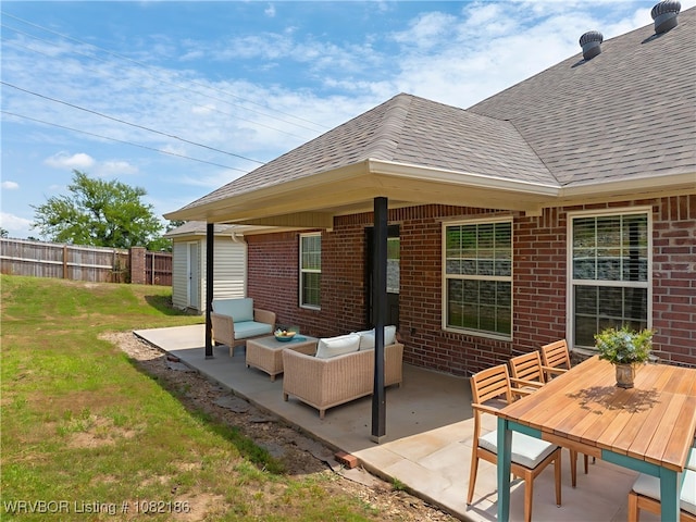 2325 Amy Ln, Van Buren, AR 72956 - view of patio / terrace featuring outdoor lounge area and outdoor dining area