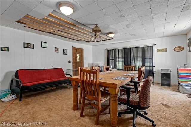 1120 Second St, Charleston, AR 72933 - dining room featuring light colored carpet