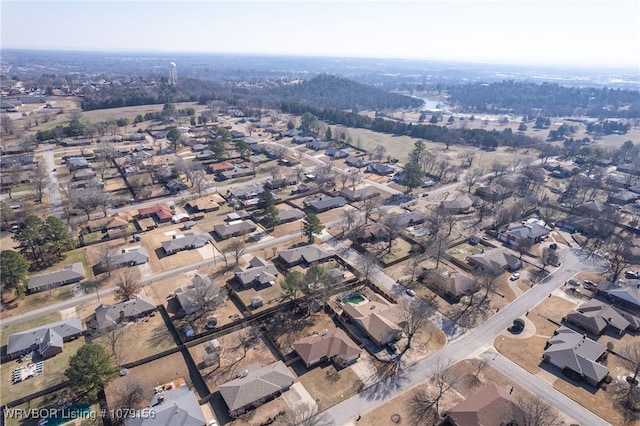 drone / aerial view featuring a residential view