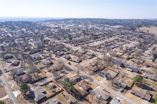 drone / aerial view featuring a residential view