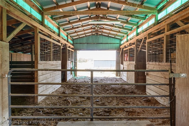 view of stable