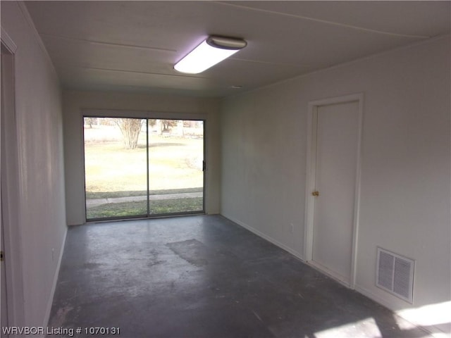 view of empty room