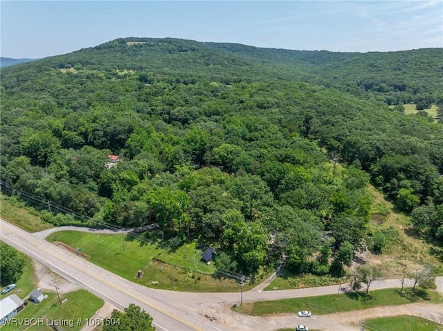 1310 Pigeon Creek Rd, Mountainburg, AR 72946 - aerial view of a heavily wooded area and mountains
