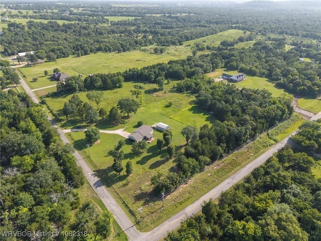 106078 S 4715th Rd, Muldrow, OK 74948 - aerial view of property's location featuring a forest
