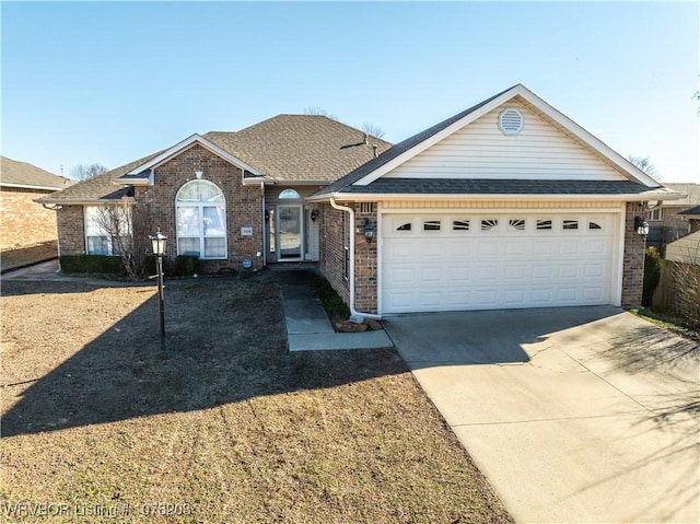 ranch-style house with a garage