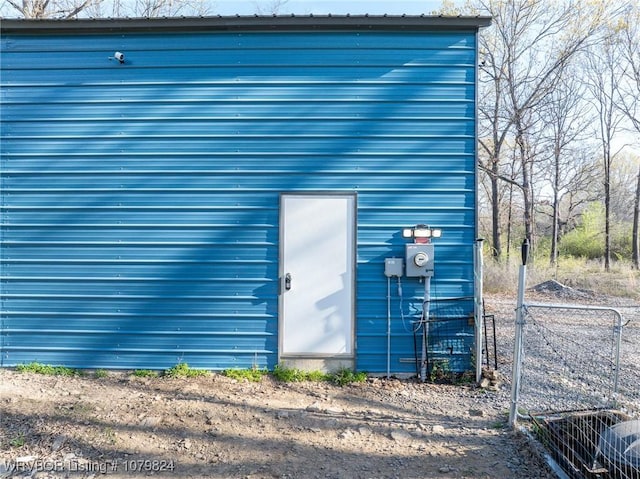 view of outbuilding with an outdoor structure