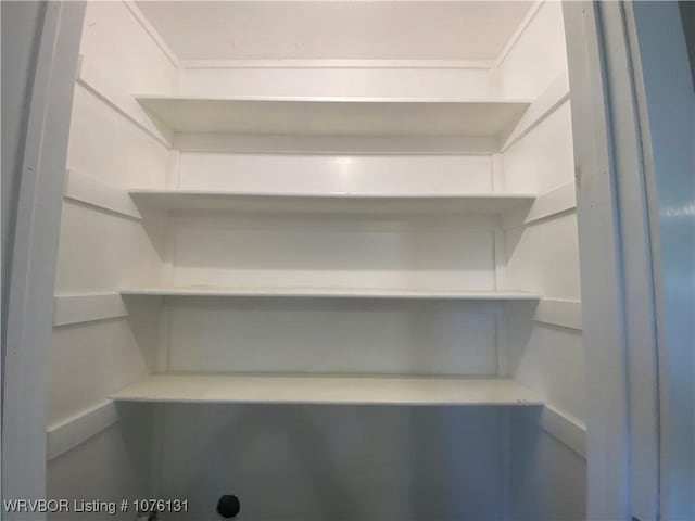 view of pantry