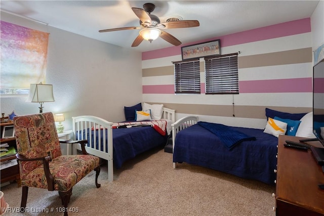 1326 56th Ter, Fort Smith, AR 72904 - carpeted bedroom featuring ceiling fan
