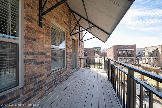 9205 R A Young Jr Dr, Fort Smith, AR 72916 - wooden deck featuring a residential view