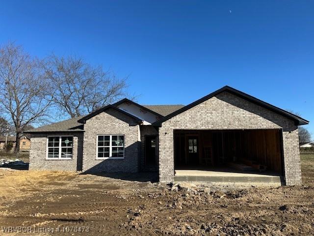 view of property exterior featuring a garage