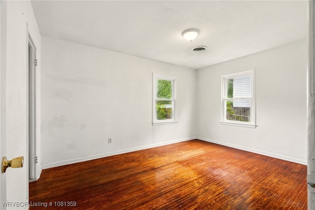 4002 57th St, Fort Smith, AR 72904 - spare room with hardwood / wood-style floors and baseboards