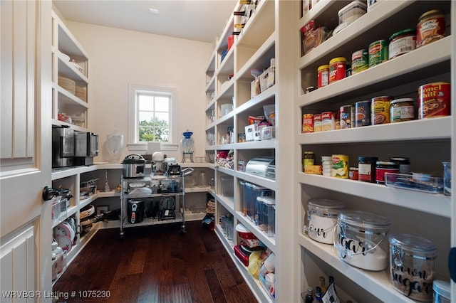 view of pantry