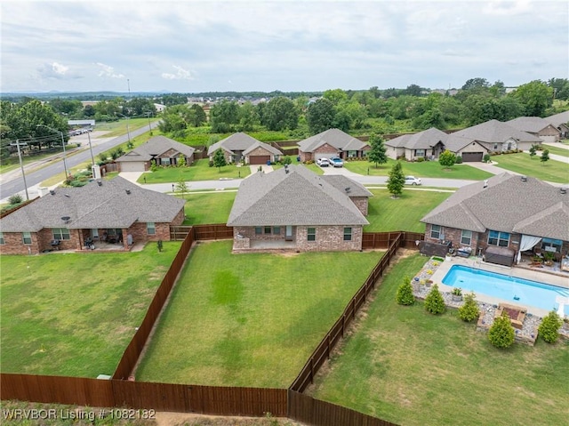 9505 Harmony Ridge Rd, Fort Smith, AR 72916 - aerial view of residential area featuring a pool