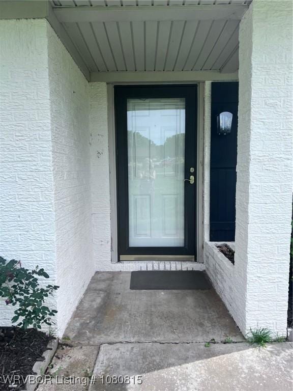 view of entrance to property