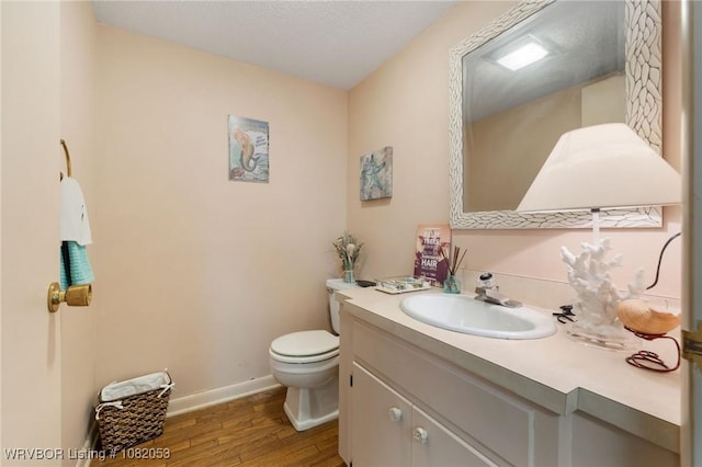 4110 S 34th St, Fort Smith, AR 72903 - half bathroom featuring vanity and wood finished floors
