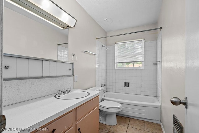 121 Dartmouth Ln, Fort Smith, AR 72908 - bathroom featuring tile patterned floors, vanity, and shower / washtub combination