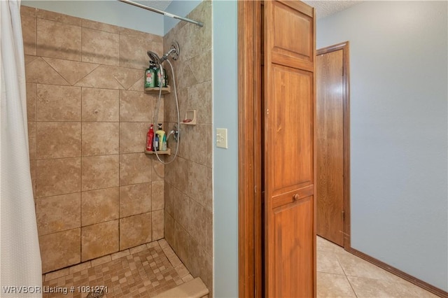 3001 Coral Cir, Alma, AR 72921 - full bath with a tile shower and tile patterned flooring