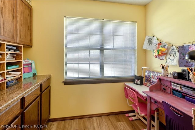 3001 Coral Cir, Alma, AR 72921 - office featuring light wood-type flooring and baseboards