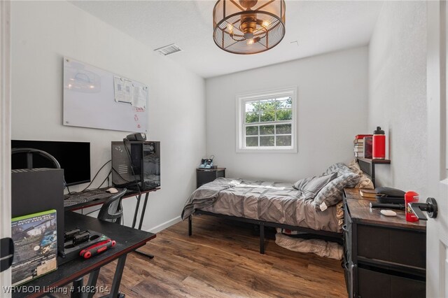 1723 N 52nd St, Fort Smith, AR 72904 - bedroom featuring wood finished floors and a desk