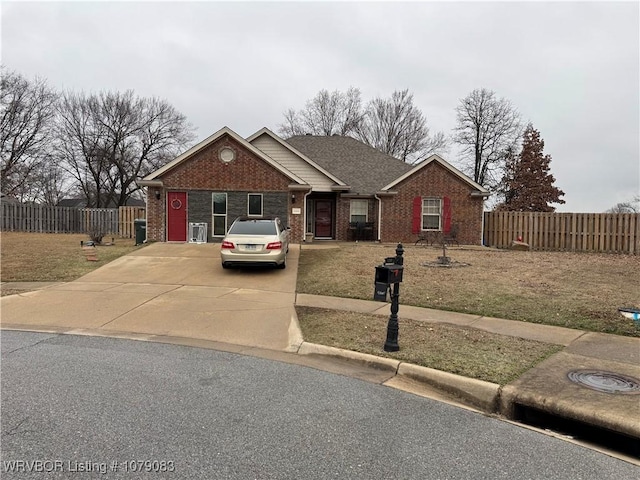 view of front of property