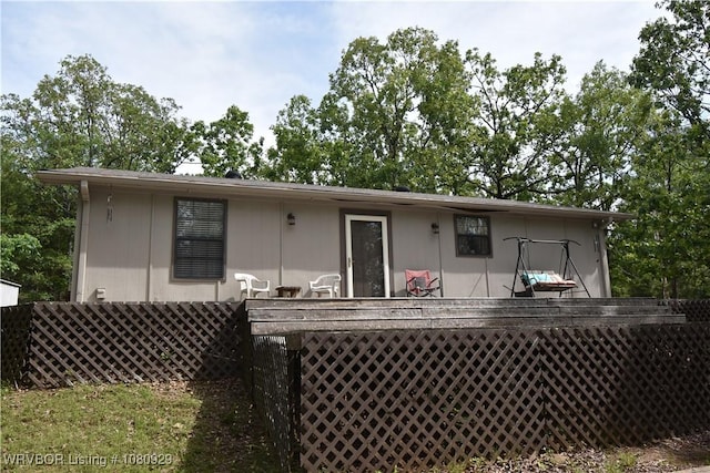 view of rear view of house