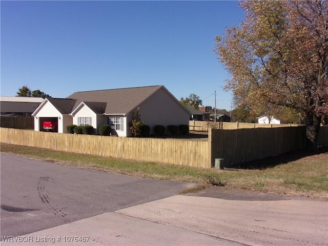 view of side of property