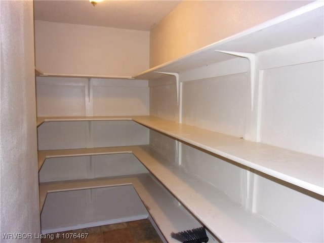 view of pantry