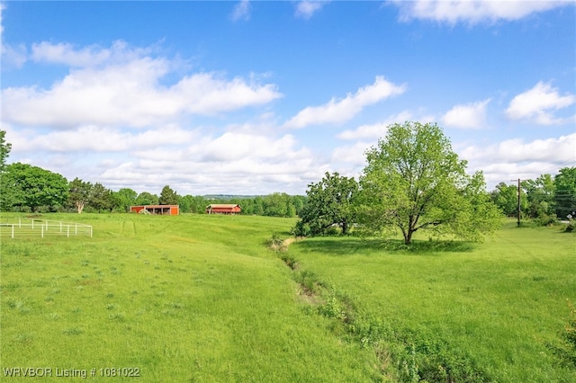 25 Shibley Rd, Van Buren, AR 72956 - view of yard with a view of countryside and an outbuilding