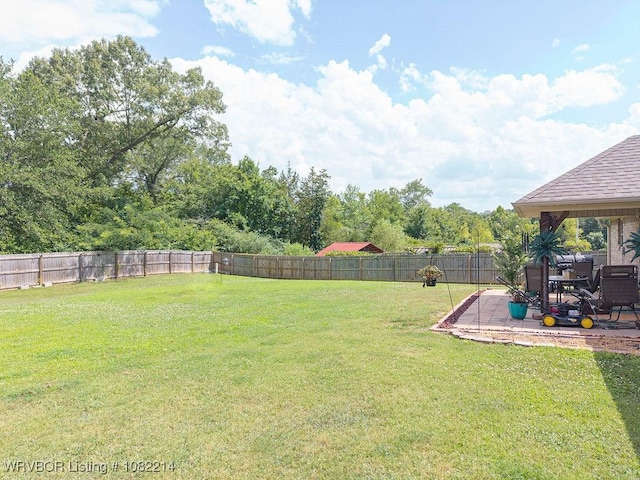 1024 Mourning Dove Way, Barling, AR 72923 - fenced backyard featuring a patio