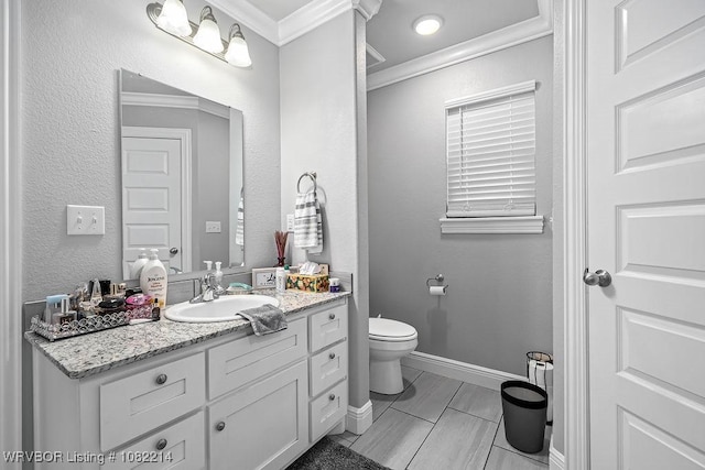 1024 Mourning Dove Way, Barling, AR 72923 - bathroom with crown molding and vanity