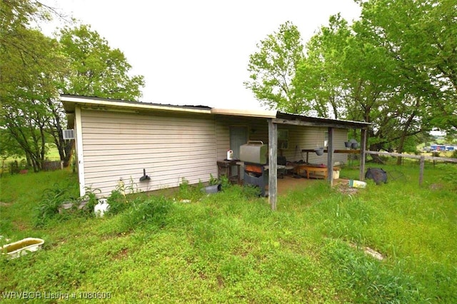 view of rear view of property